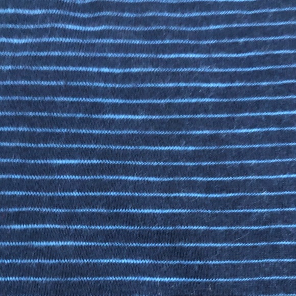 Original Penguin blue striped slim fit polo shirt, large - Picture 3 of 8
